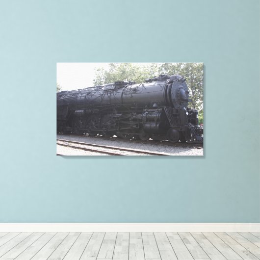 Train Engine Canvas Print キャンバスプリント (インサイチュ (ウッドフロア))