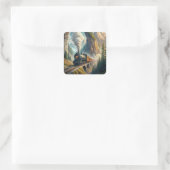 Train Fleece Blanket スクエアシール (バッグ)