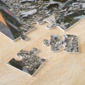 Train Following the Animas River, Colorado ジグソーパズル (側面)