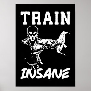 Train Furney – アニメボディビルジムトレーニング ポスター