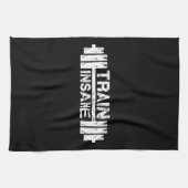 Train Furney – バーベル、ジム、トレーニング 感動的 キッチンタオル (横)