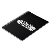 Train Furney – バーベル、ジム、トレーニング 感動的 ノートブック (左側)