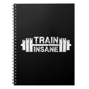 Train Furney – バーベル、ジム、トレーニング 感動的 ノートブック
