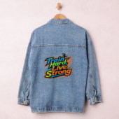 Train Hard Live Strong Motivational Sweatshirt | E デニムジャケット (ハンガー)