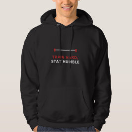 Train Hard, Stay Humble – Gym Motivation Design パーカ
