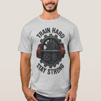 Train Hard Stay Strong T-Shirt – Motivational Tee  Tシャツ