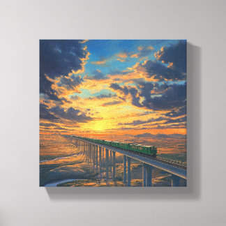 Train in the Wild キャンバスプリント