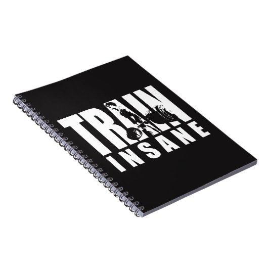 TRAIN INFARY – デッドリフト – ジムトレーニング やる気を起こさせる ノートブック (右側)