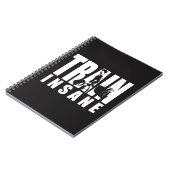 TRAIN INFARY – デッドリフト – ジムトレーニング やる気を起こさせる ノートブック (左側)