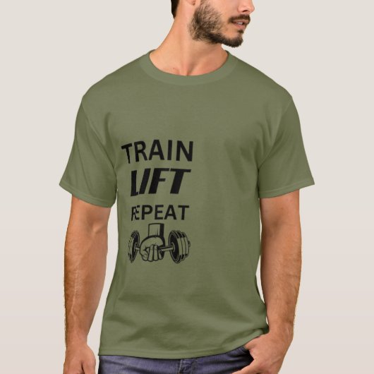 train lift repeat tシャツ (正面)