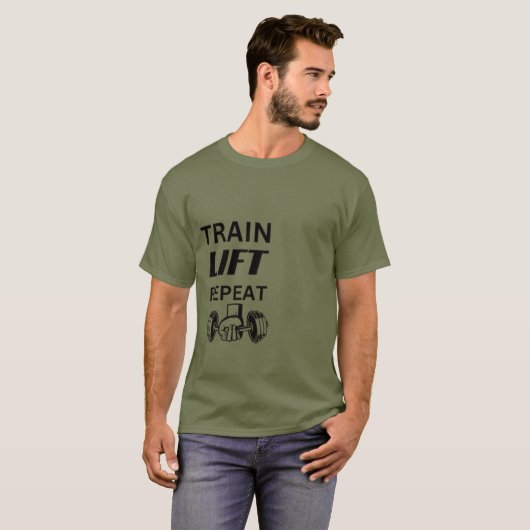train lift repeat tシャツ (正面フル)