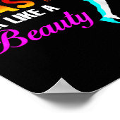 Train Like A Look Like A Beauty Fitness  ポスター (角)