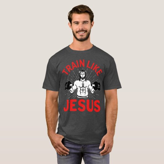 Train like Jesus  Tシャツ (正面フル)