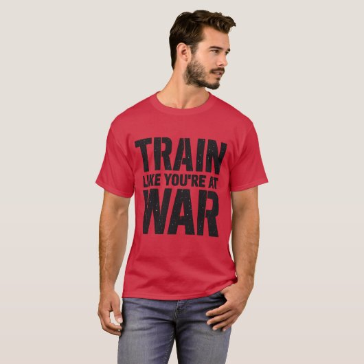 Train Like You're at War Tシャツ (正面フル)