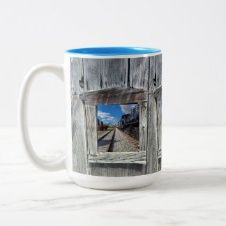 Train Mug ツートーンマグカップ