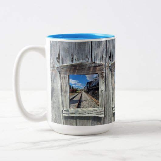 Train Mug ツートーンマグカップ (左)