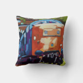 Train Pillow - Gift for Train Enthusiast クッション (裏面)