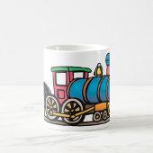 Train Pulling Coal コーヒーマグカップ