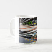 Train StationのイメージクラシックMag コーヒーマグカップ (正面左)