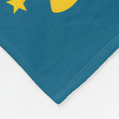 Train Station Yellowstone Take Them Train Conducto フリースブランケット (角)