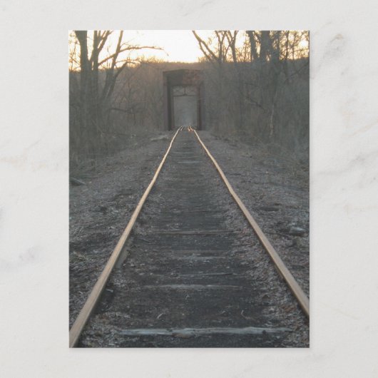 Train Tracksはがき ポストカード (正面)