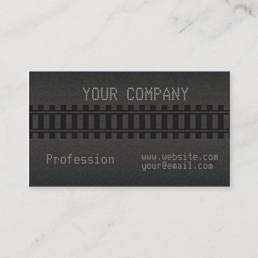 train tracks 名刺 (正面)