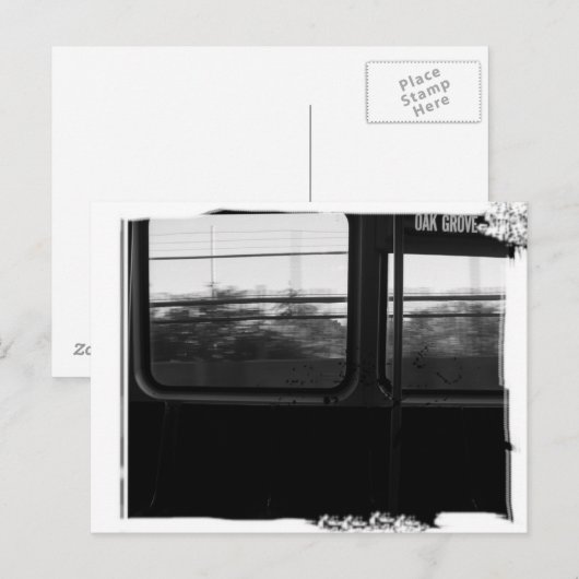 Train Window Postカード ポストカード (正面/裏面)