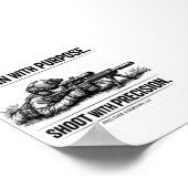 Train with Purpose Marksman Tee Printable Download ポスター (角)