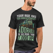 Train Worker And Railroad Worker Locomotive Engine Tシャツ (正面)
