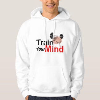 Train Your Mind Motivational Brain Workout Design パーカ