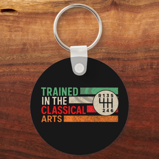 Trained in the Classical Arts Manual Transmission キーホルダー (正面)