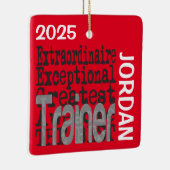 Trainer Extraordinaire CUSTOM セラミックオーナメント (右)