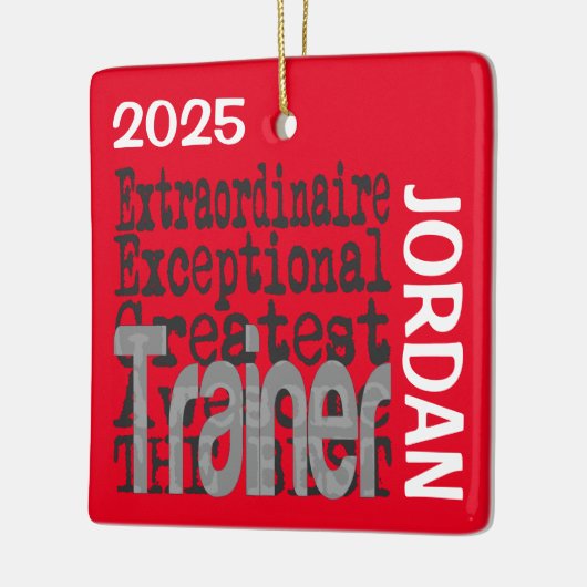 Trainer Extraordinaire CUSTOM セラミックオーナメント (左)