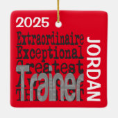 Trainer Extraordinaire CUSTOM セラミックオーナメント (裏面)
