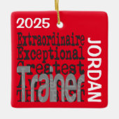 Trainer Extraordinaire CUSTOM セラミックオーナメント (正面)