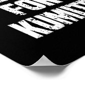 Training For Kumite Karate Humor Sarcastic ポスター (角)