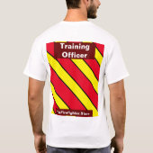Training Officer Flames Red/Yellow Tシャツ (裏面)