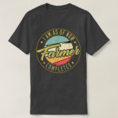 Training to become a farmer tシャツ (デザイン正面)