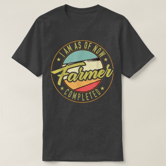 Training to become a farmer tシャツ (デザイン正面)