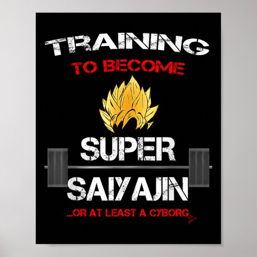 Training To Become A Super Saiyajin - Fun Fitness  ポスター (正面)