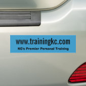 trainingkc.com バンパーステッカー (車上)