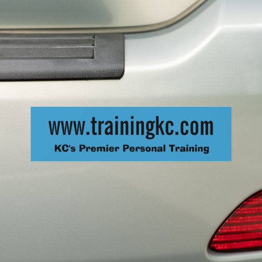 trainingkc.com バンパーステッカー (車上)