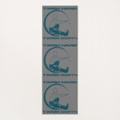 Trainingsshirt, Train hard, train dirty Motivation ヨガマット (裏面)