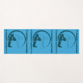 Trainingsshirt, Train hard, train dirty Motivation ヨガマット (正面(横))