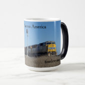 Train's Across America Hot Beverage mug. モーフィングマグカップ (正面右)