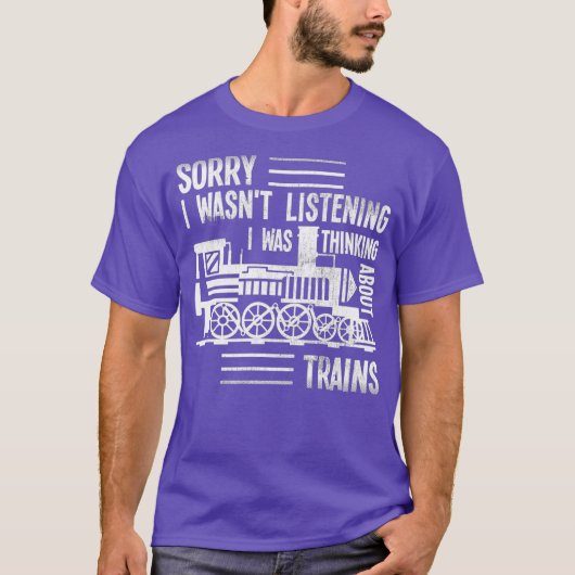 Trains Collector Railroad Conductor Model Train Tシャツ (正面)
