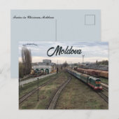 Trains in Chisinau Moldova ポストカード (正面/裏面)