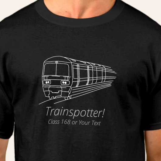 Trainspotterクラス168鉄道ファンUK鉄道ディーゼル Tシャツ