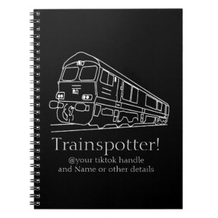 Trainspotterクラス66鉄道鉄道ファンディーゼル ノートブック