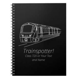Trainspotterクラス720 UK鉄道鉄道ファン ノートブック